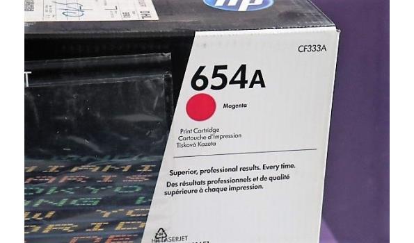 4 div toners HP type 654A, 652A